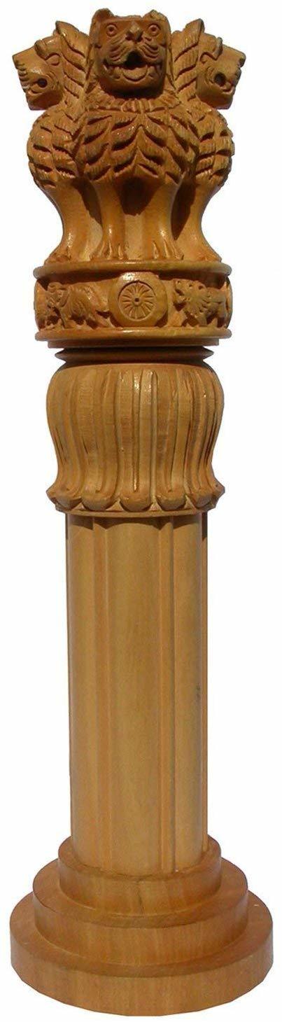 Wood Wooden Ashoka Pillar