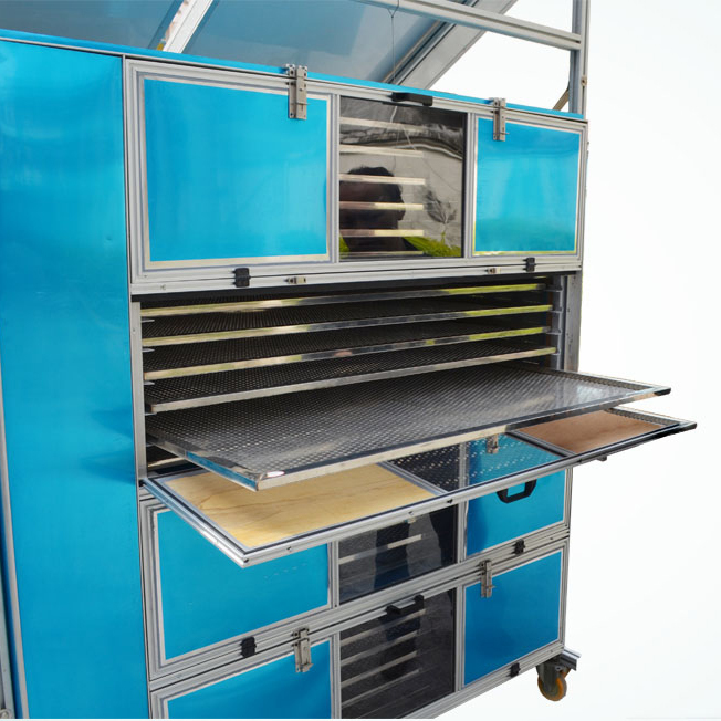 Household Solar Vegetable Dehydrator Dimension(l*w*h): 1300*2100*600 Millimeter (Mm)