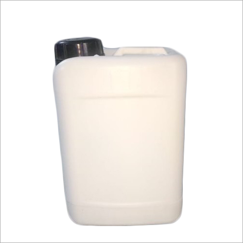 5 Ltr HDPE Narrow Mouth Container - 5 Litre Capacity, 260mm Height x 184mm Width x 156mm Depth, White/Blue Color | Durable, Square Shape, Chemical Storage Solution