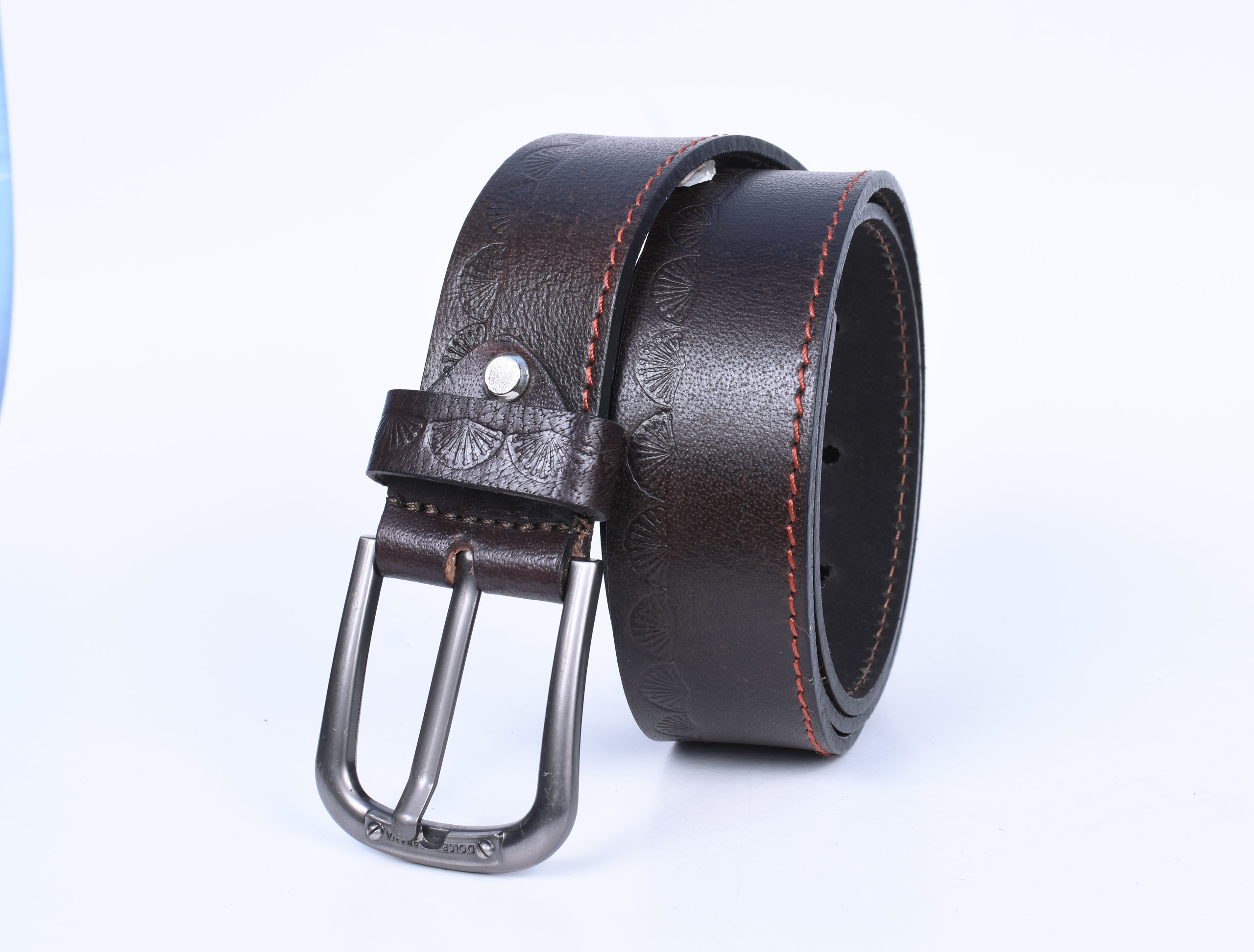 Genuine Leather Brown Belt - 40-50 Inch Free Size, Casual Style | Zinc Buckle, 39mm Width, Suitable For Men