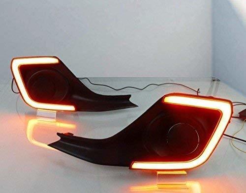 Autofasters Car Fog Lamp Daytime Running Lights (Drl) For New Swift -2018