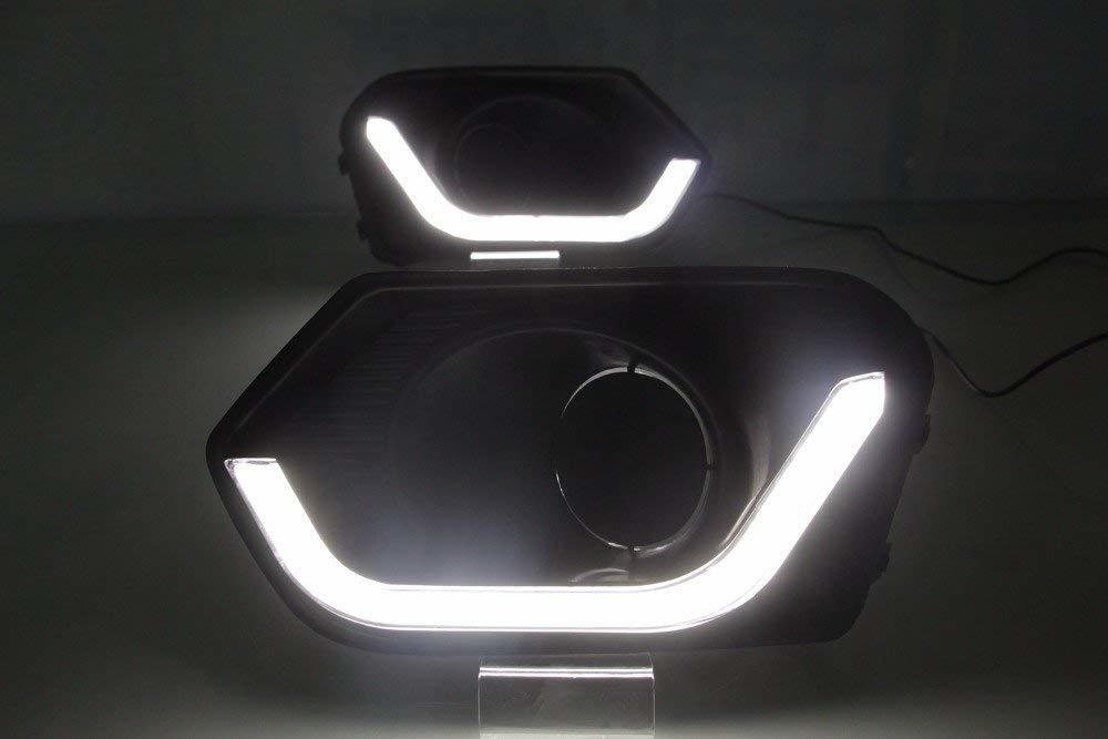 Autofasters Car Daytime Running Light With Turn Indicator Maruti Suzuki Swift Dzire- 2018