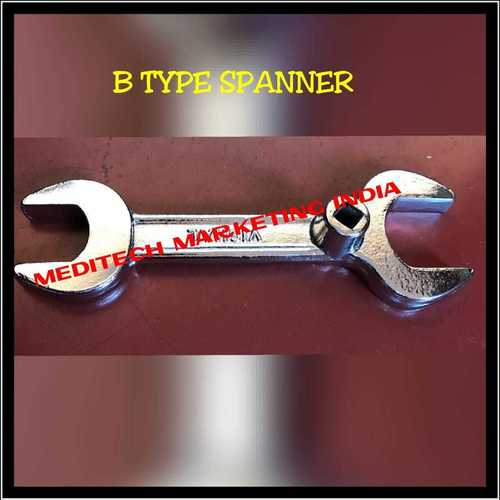 B Type Double Open End Spanner - M.S Forged, Silver Color Code | Free Shipment on Bulk Purchase, Discount Pricing on Volume Purchase