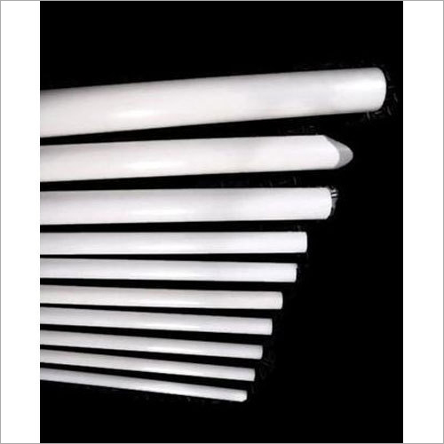 300 mm White Delrin Rod - 300 mm Length, 8-300 mm Thickness, Round Shape | Industrial Use, Unique Properties for Gears and Bushes