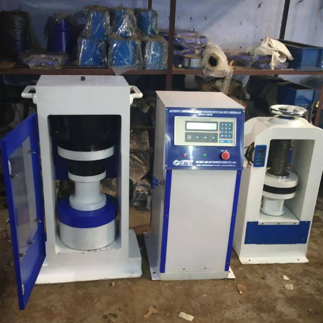 Digital Cube Testing Machine Application: Rmc Or Road Works