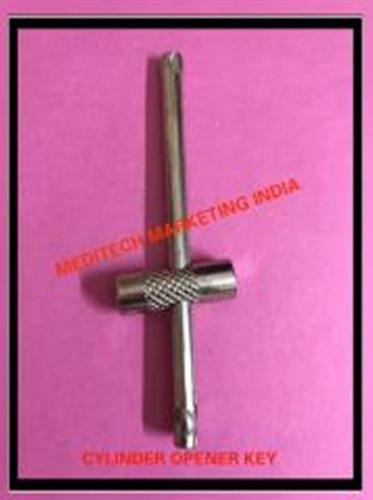 Cylinder Opener Key - Stainless Steel, Silver Color, 300 Grams | Rust Proof, Suitable For All Gas Types, Free Shipment On Bulk Purchase