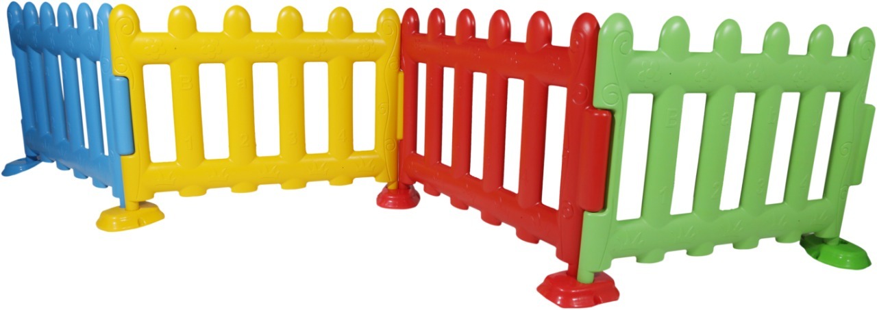 Kids Playground Fence - Lightweight Plastic, 105 X 75 Cm | Portable And Water-resistant Safety Barrier For Indoor And Outdoor Play