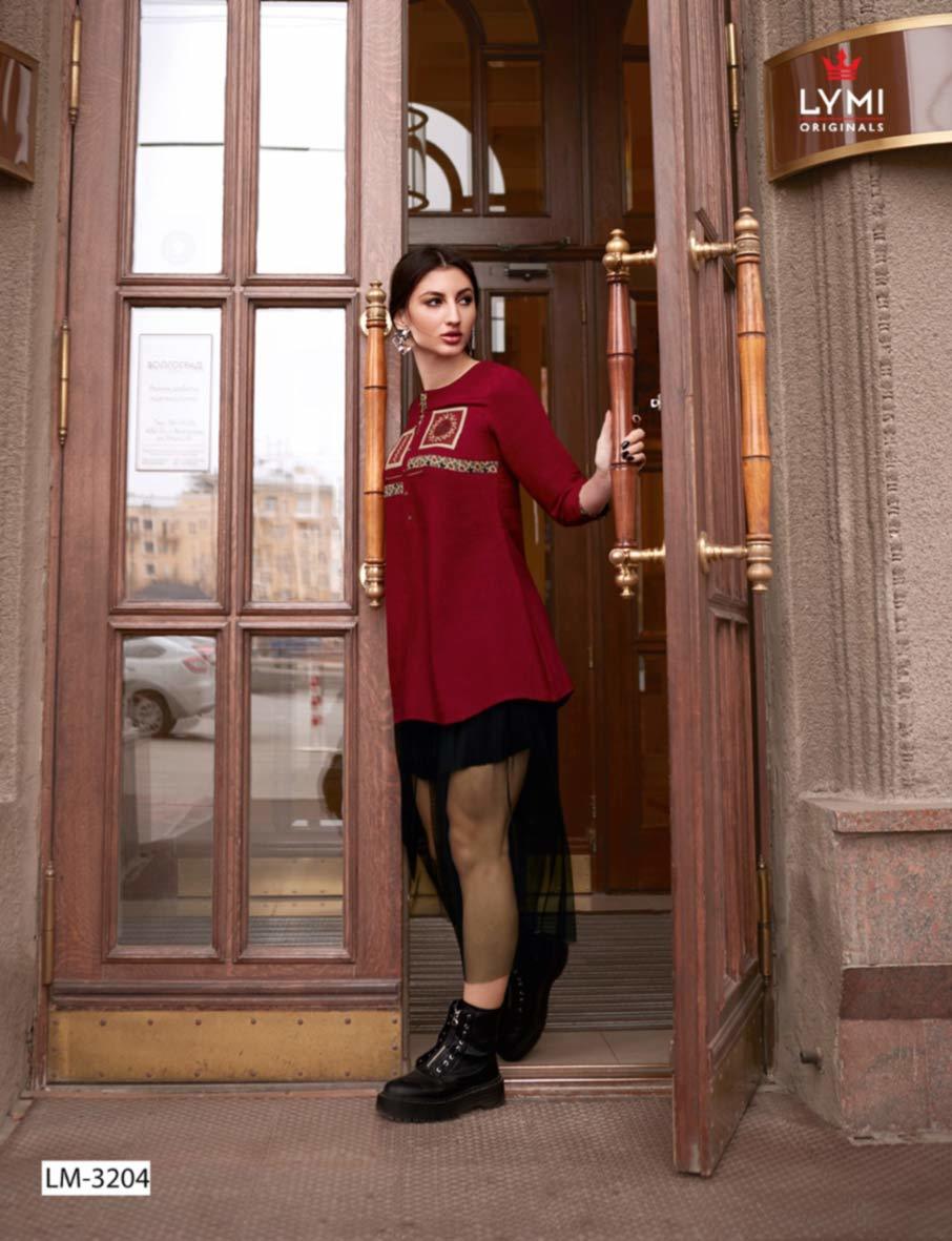 Rayon Flex - Cut Paste Embroidery Work & Value Added Print, Cool Dry & Quick Dry Features For Girls, Sizes S-3xl