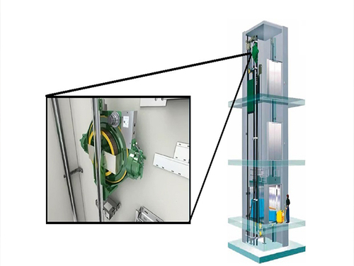Stainless Steel Machine Room Less Elevator Usage: For Passengers Loading