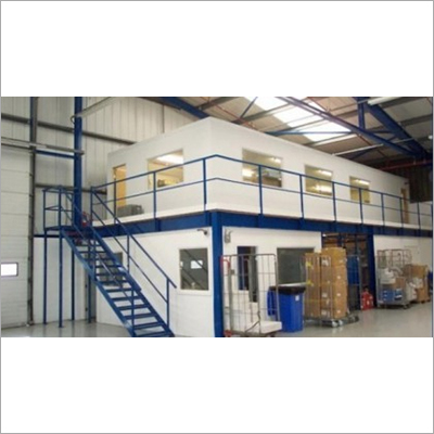 Modular Mezzanine Flooring - Steel, 2.5-6 Meters Height | 1000 kg/m2 Load Capacity, Epoxy Coated Finish, Steel Staircase, Guardrails & Safety Gates