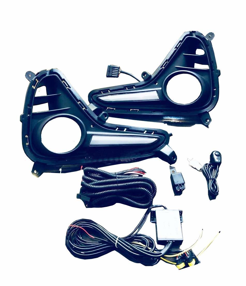 Autofasters Car Drl Fog Light For New Hyundai I10 Grand