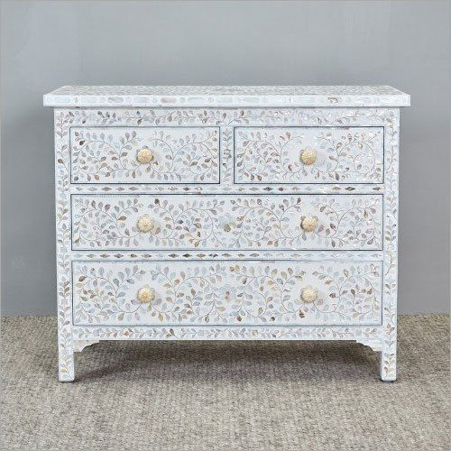 Handmade Modern Pearl Chest Of Drawer