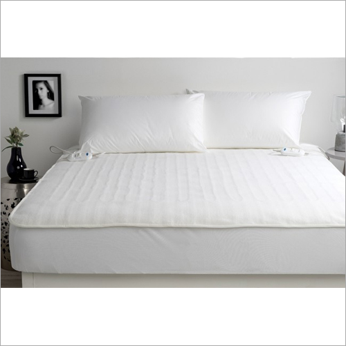 White Electric Bed Warmer Blanket