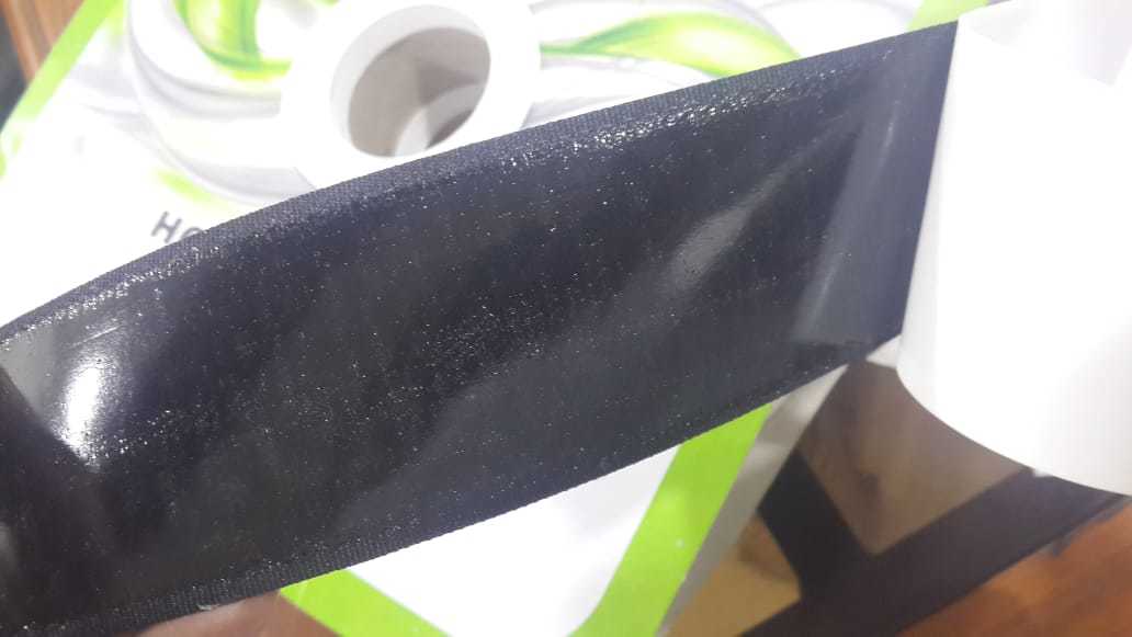 Black & White Heavy Duty Adhesive Hook Tape