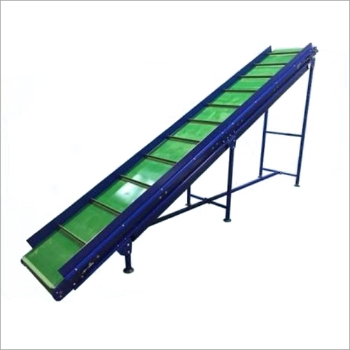 Cleated Belt Conveyors - Mild Steel, 20-40 Feet Length, 400/600/800 mm Width | 3 HP Power, 1-50 Kg per Feet Capacity, Semi-Automatic Design