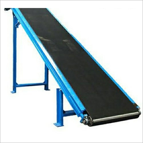 Manual Flat Belt Conveyor - Durable Steel Design, Ideal for Efficient Material Handling