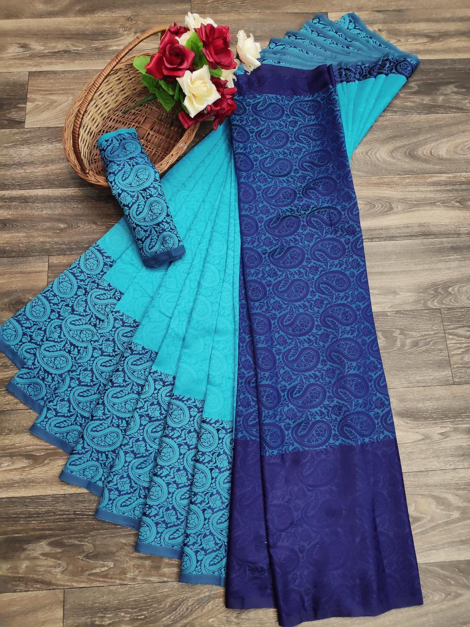 Soft Silk Emboss Weaving