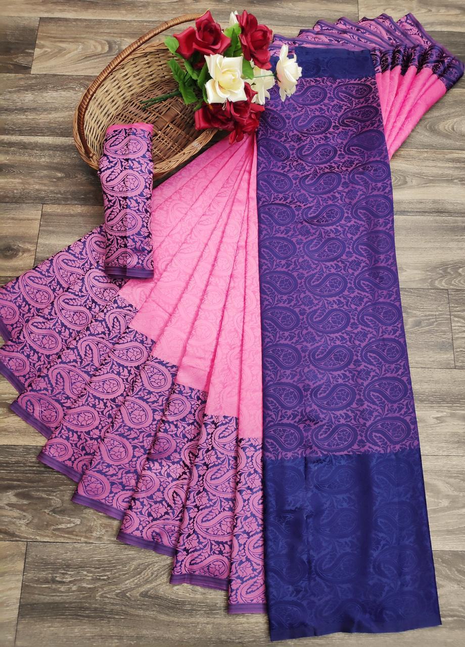 Soft Silk Emboss Weaving