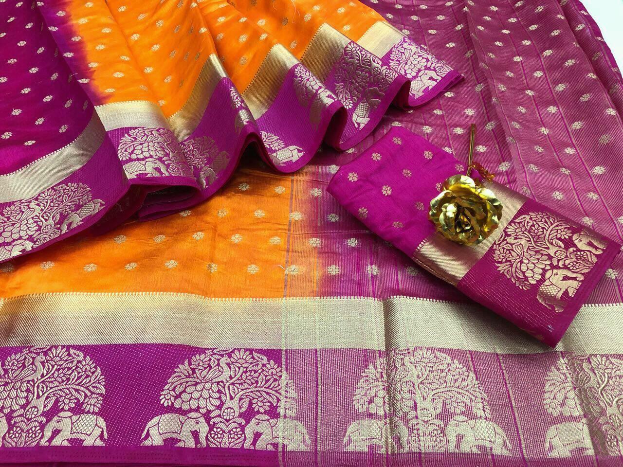 Row Silk Saree