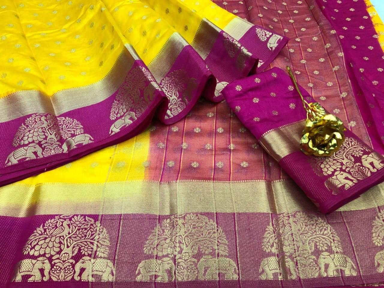Row Silk Saree