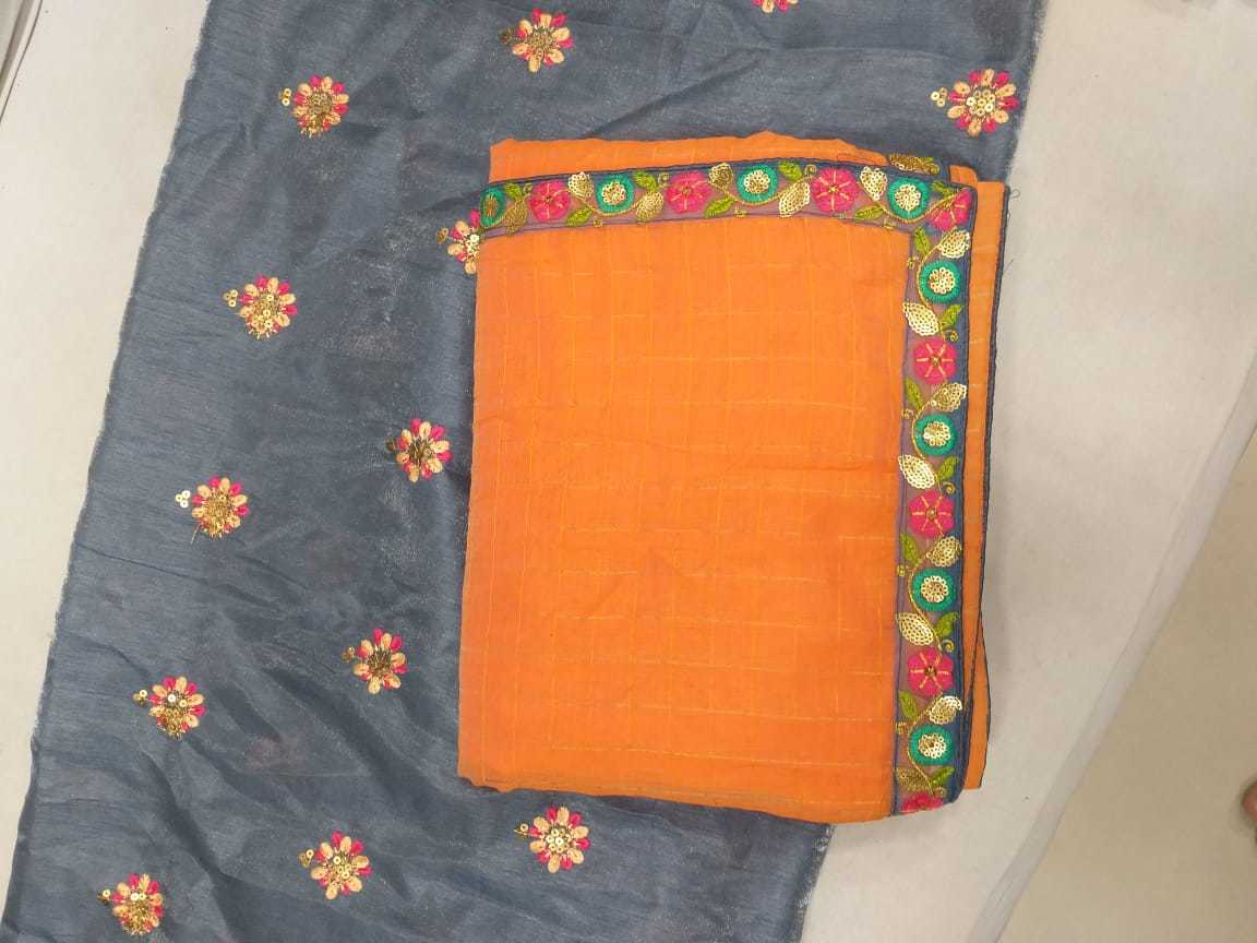 Chanderi Chex Cotton Saree