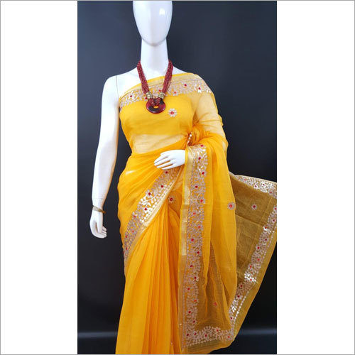 पीला मल्टीपल कलर प्लेन कॉटन साड़ी में भी उपलब्ध है