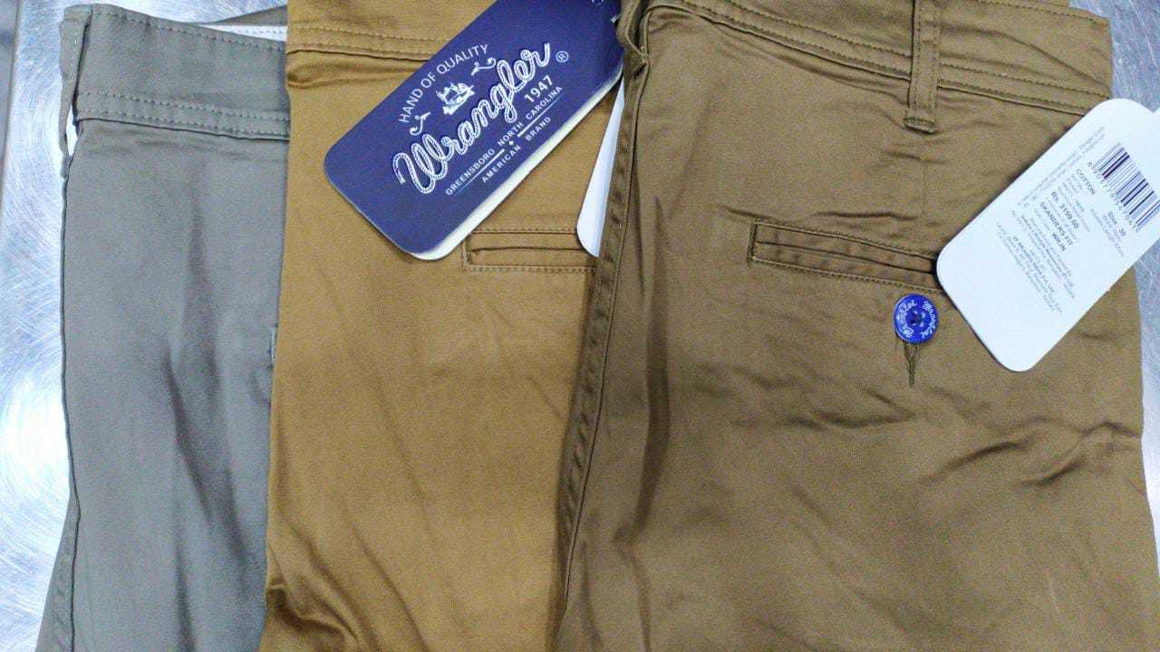 Branded Chinos Trousers - Cotton, Waist Size 30 To 38 | Stretchable, Regular Fit, Multiple Colors, Zipper Fly, Three Pockets, Washable, Men's Casual Wear