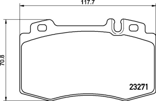 Merc FR Brake Pads