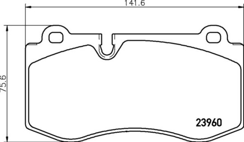 Merc FR Brake Pads