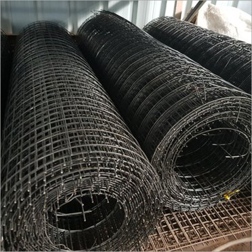 Black Ms Welded Wire Mesh - Galvanized Mild Steel, Mesh Size 50/32 To 50/75 Mm, Wire Size 1.6 To 6 Mm | Effective Indoor & Outdoor Protection