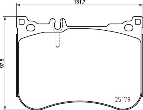 Merc FR Brake Pads