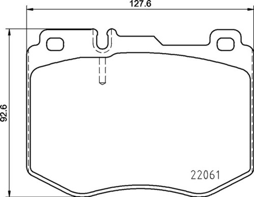 Merc FR Brake Pads