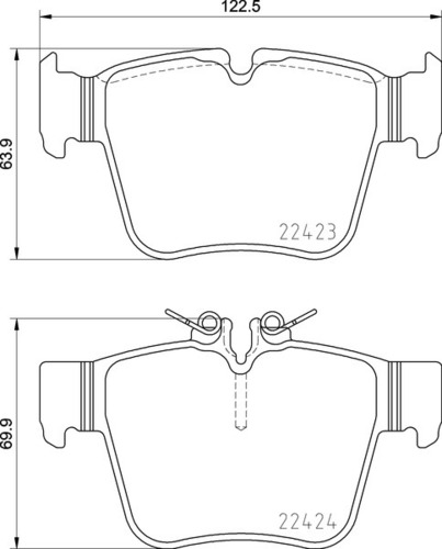 Merc RR Brake Pads