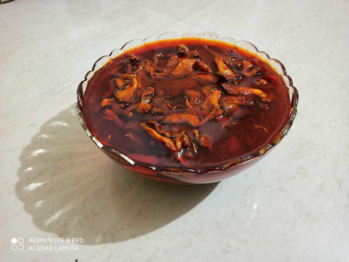 No Color Added Oyster Mushroom Pickle