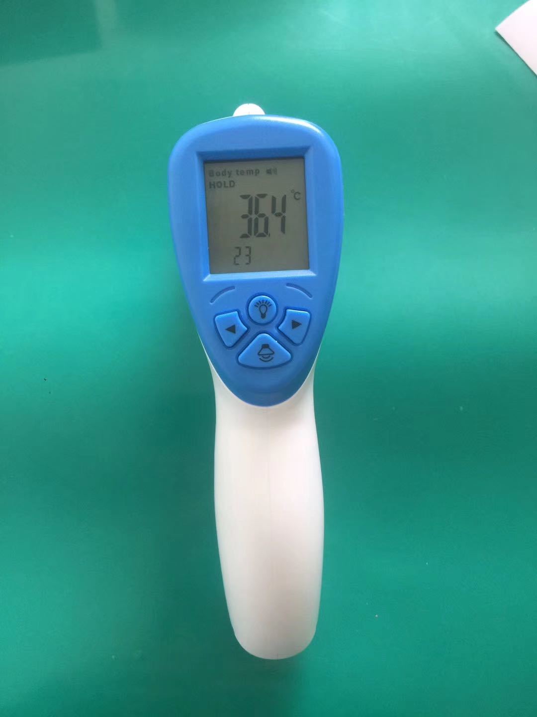 Digital Non Contact Infrared Thermometer Color Code: White And Blue