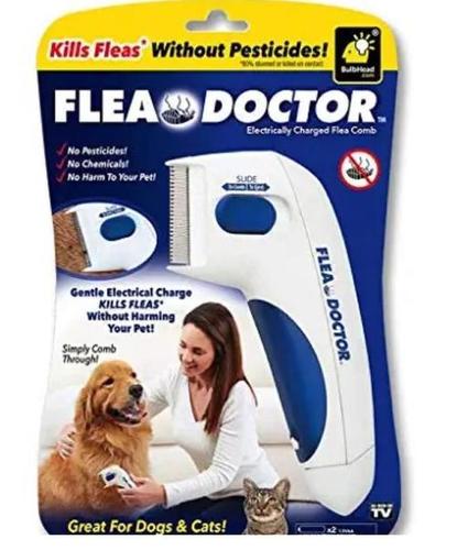 ब्लू व्हाइट इलेक्ट्रॉनिक फ्ली कॉम्ब