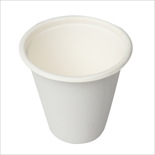 220 Ml Bagasse Cup - Bagasse Material, 220 Ml Capacity, White Color | Reliable And Eco-friendly Disposable Food Serving Solution