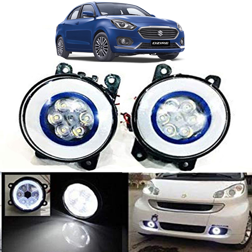 wift Dzire DRL Ring with 6 LED Fog Light