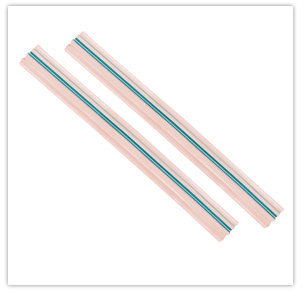 Soft Pvc Corrugated Drainage Sheet - 250mm X 25mm, X-ray Opaque Line, Multi-channel Disposable Drainage System