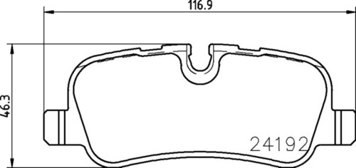 लैंडरोवर आरआर ब्रेक पैड