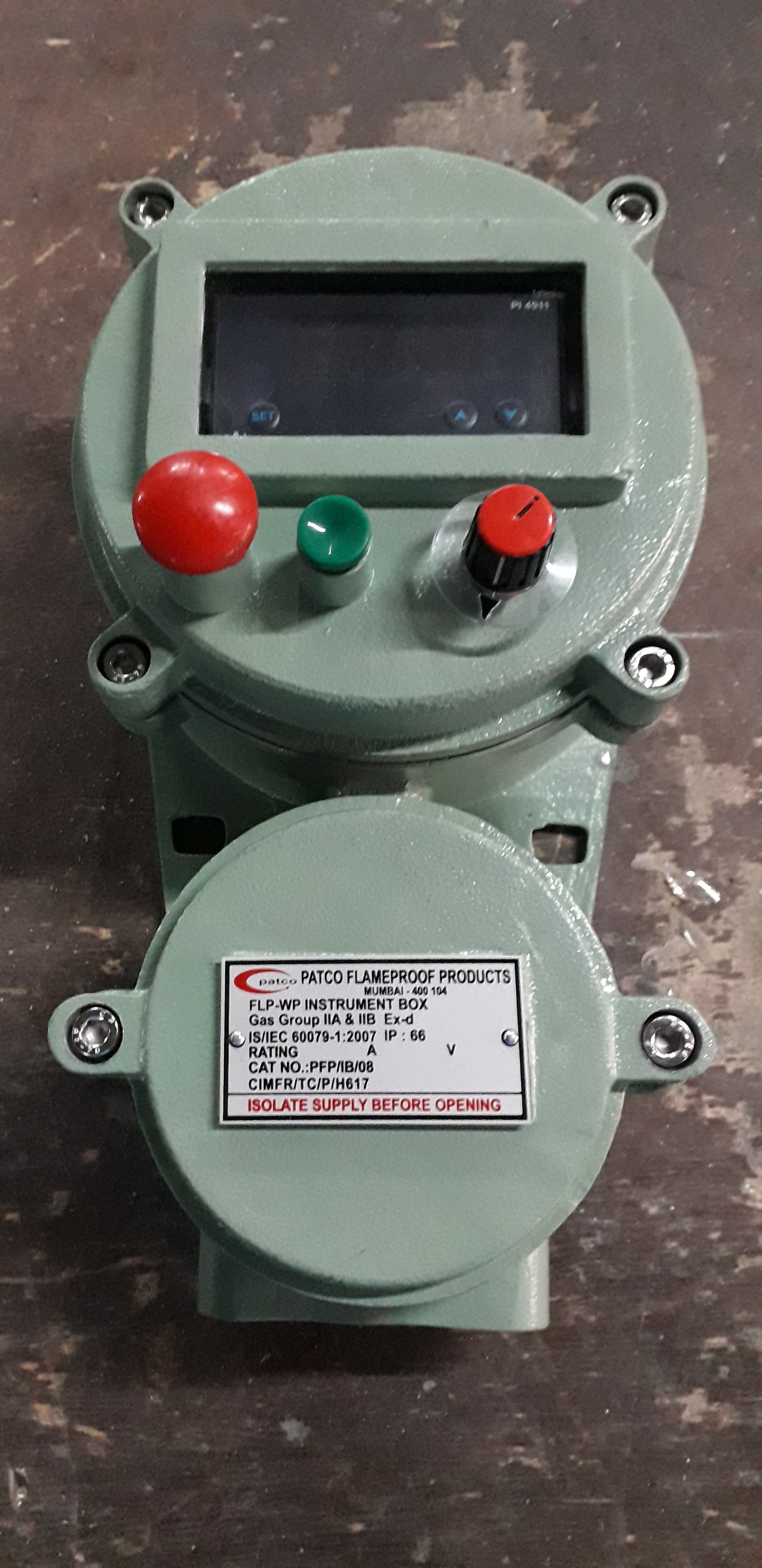 Controller Flameproof Rpm Indicator