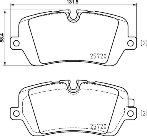 लैंडरोवर आरआर ब्रेक पैड