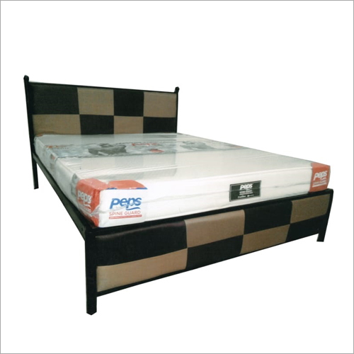 Wooden Double Bed - 6/5 ft, Polished Wood Finish | Durable, Easy to Clean, Ideal for Home and Hotel Use