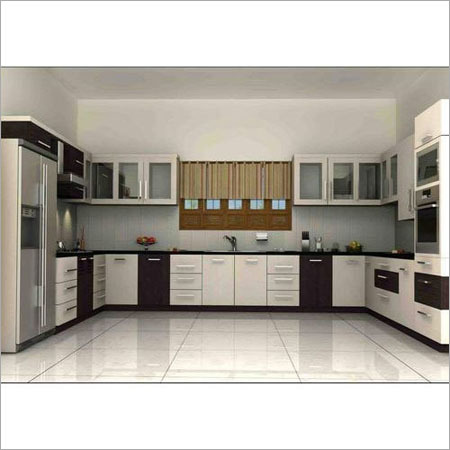 U Shaped Modular Kitchen Service