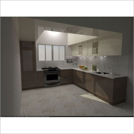 L Shaped Modular Kitchen Service