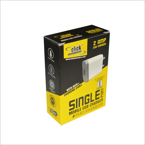 5v 2a Mobile Usb Charger With Single Usb Port - 1 Metre Cable Length, White Color | Suitable For Mobile Charging, Usb Interface