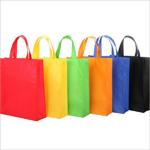 Non Woven Loop Handle Bag - 5 kg Capacity, 80-120 GSM Plain Fabric | Stylish Shopping Bag with Handle