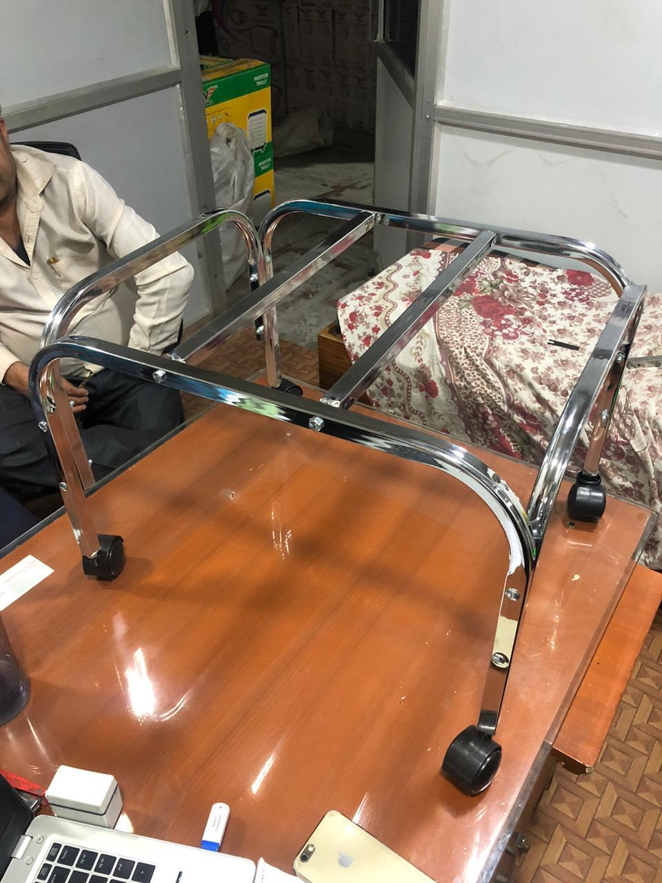 Black Cooler Trolley Stand