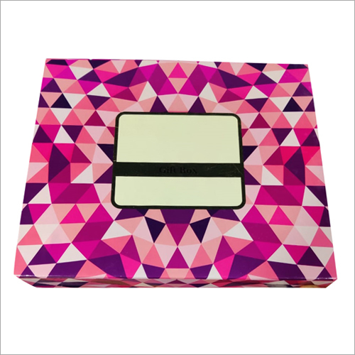 Cosmetic Packaging Box - Customizable Matte Lamination, Pink Square Design For Stylish Gift Presentation