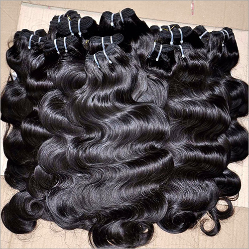 Wavy Human Black Hair Length: 8-34 Inch (In)